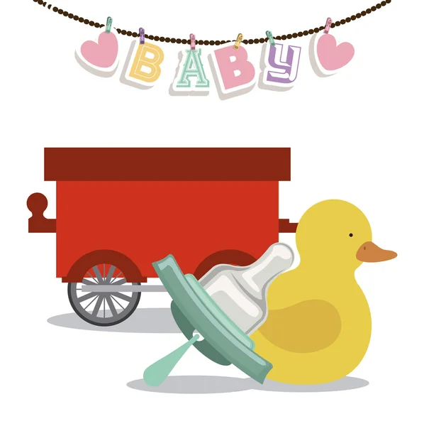 Baby Shower design — Stock Vector