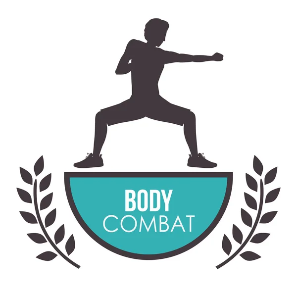 Bodycombat ontwerp — Stockvector