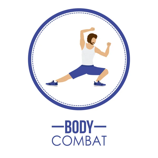 Bodycombat design — Stock Vector