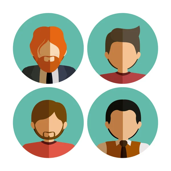 Diseño de personas — Vector de stock