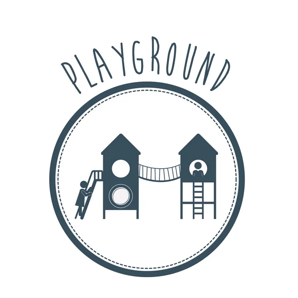 Playground design — Stock Vector