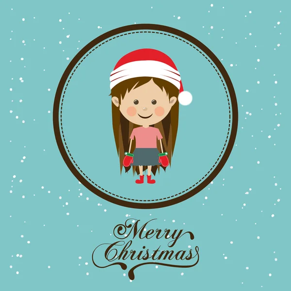 Merry christmas ontwerp — Stockvector