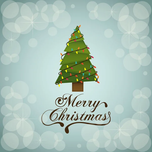 Merry christmas ontwerp — Stockvector