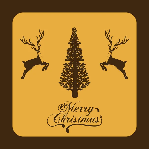 Merry Christmas design — Stock Vector