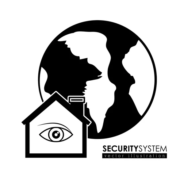 Security systemdesign — Stock vektor