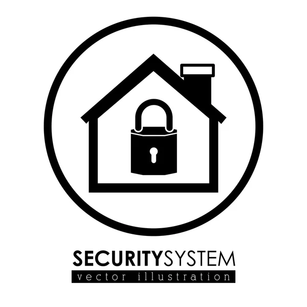 Diseño del sistema de seguridad — Vector de stock