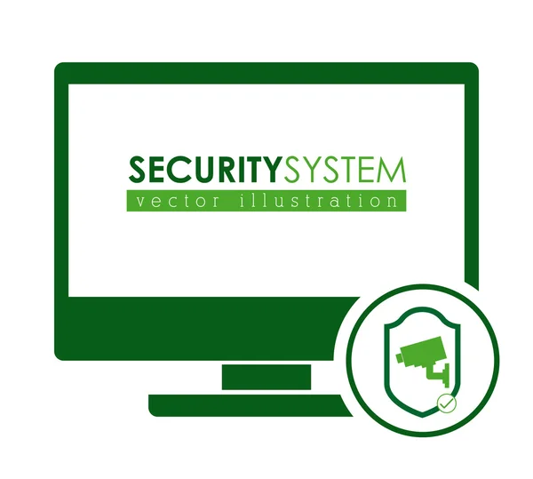 Дизайн системи безпеки — стоковий вектор