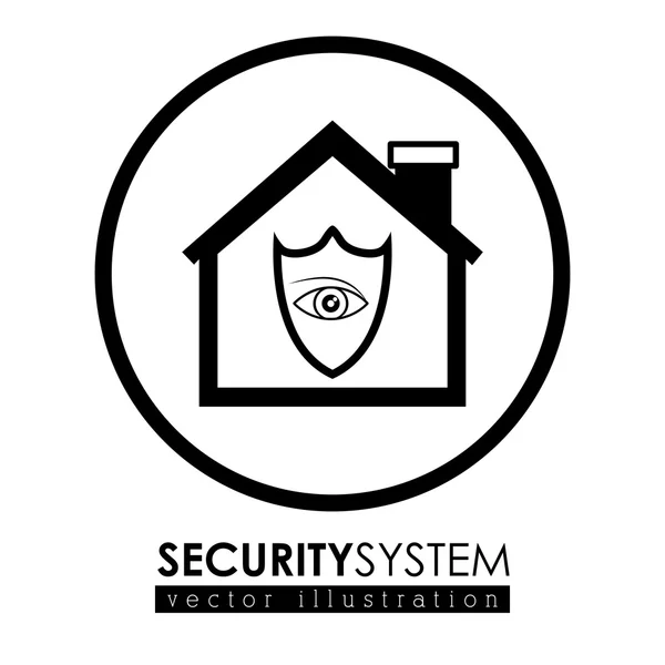 Design des Sicherheitssystems — Stockvektor