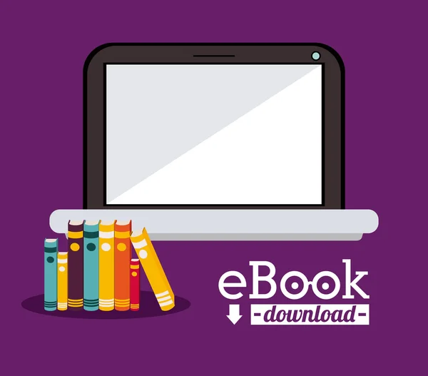 EBook-Design — Stockvektor
