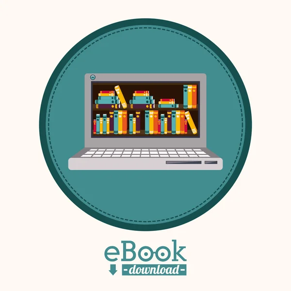 Design de ebook — Vetor de Stock