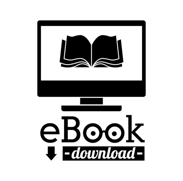 Disegno del ebook — Vettoriale Stock