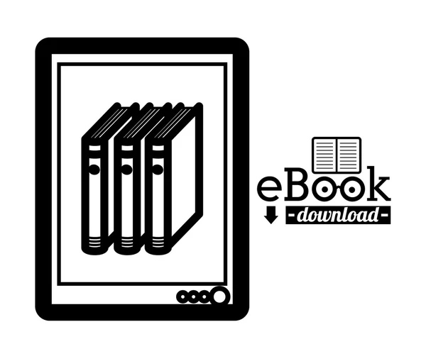 Projekt ebook — Wektor stockowy