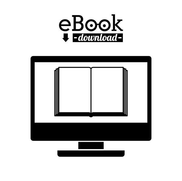 Disegno del ebook — Vettoriale Stock