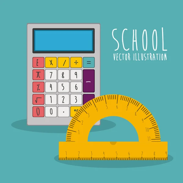 Conception de retour à l'école — Image vectorielle