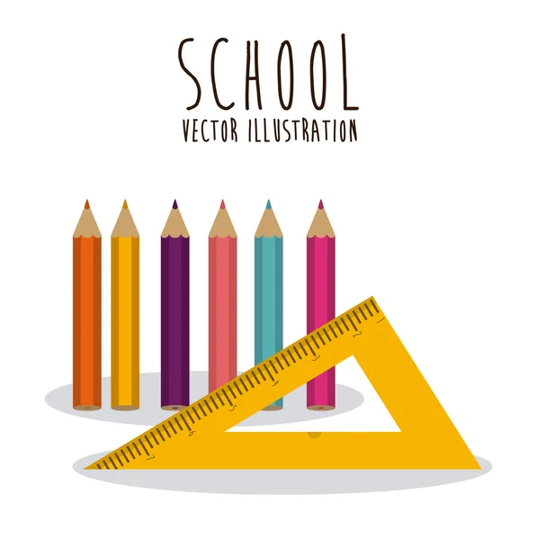 Back to school design — Stock Vector