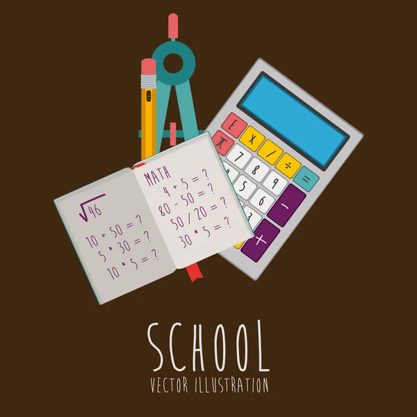 Back to school design — Stock Vector