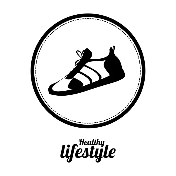 Sağlıklı yaşam tarzı tasarımı — Stok Vektör