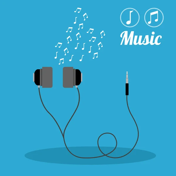 Diseño musical — Vector de stock