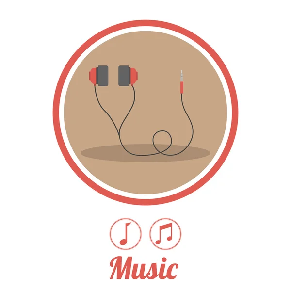 Diseño musical — Vector de stock