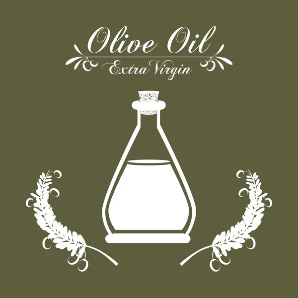 Diseño del aceite de oliva — Vector de stock