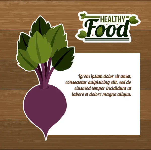 Design sano degli alimenti — Vettoriale Stock