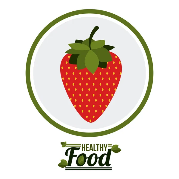Zdrowe wzornictwo żywności — Wektor stockowy