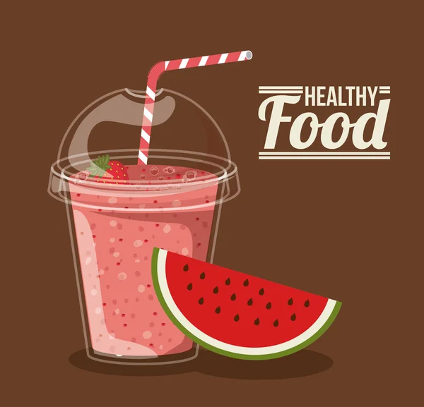 Healthy food design — Stock Vector