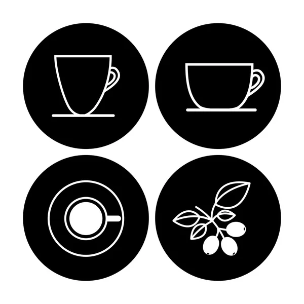 Koffie ontwerp — Stockvector