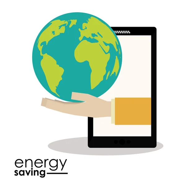 Energy Saving design — Stock Vector