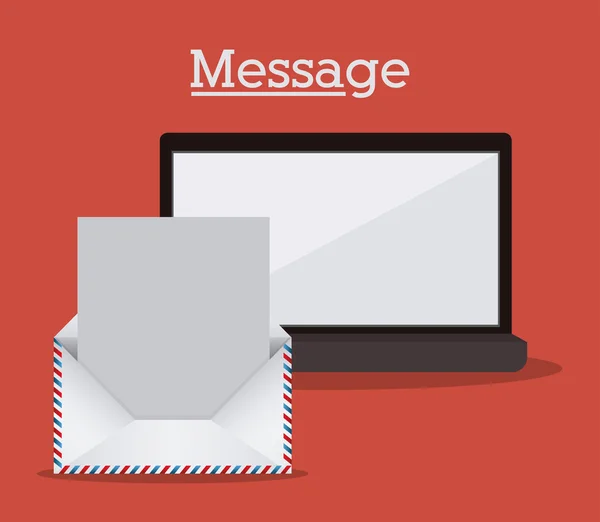 Message design — Stock Vector