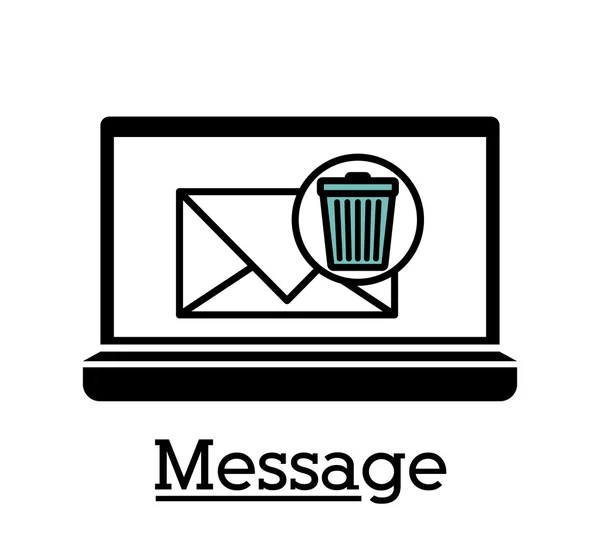 Message design — Stock Vector