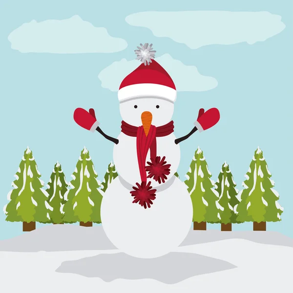 Merry Chirstmas ontwerp — Stockvector