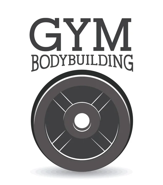 Diseño de gimnasio — Vector de stock