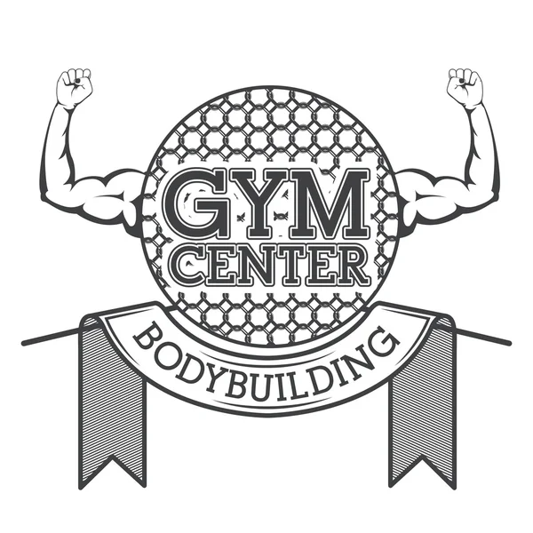 Gym design — Stock vektor