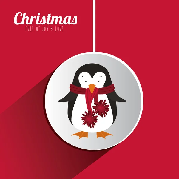 Feliz Natal Design — Vetor de Stock