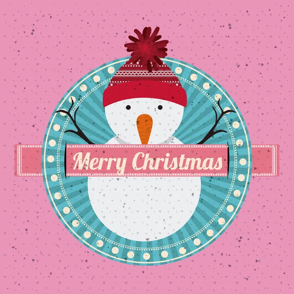 Merry christmas ontwerp — Stockvector