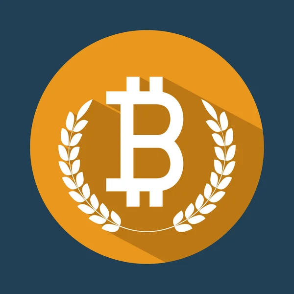 Disegno Bitcoin — Vettoriale Stock