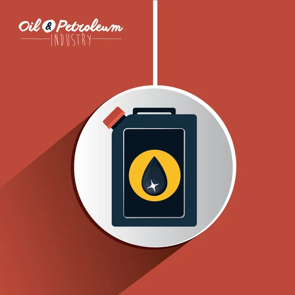 Petroleum and Oil concept — Stock Vector