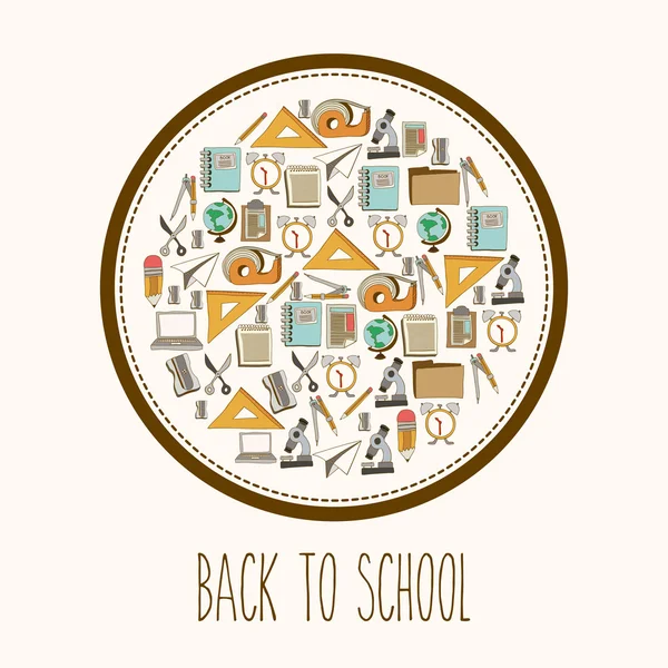 Back to school design — Stock Vector