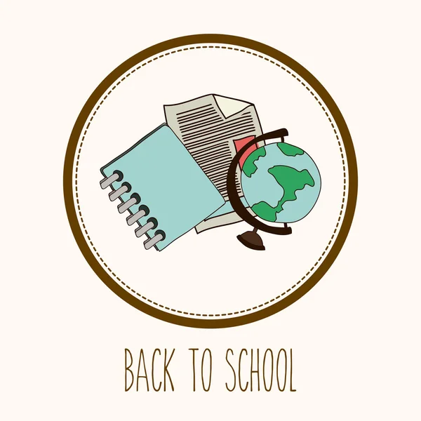 Back to school design — Stock Vector