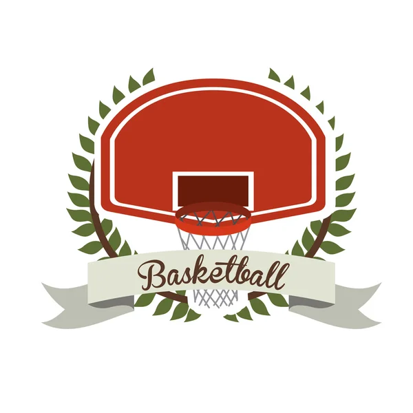 Diseño de baloncesto — Vector de stock