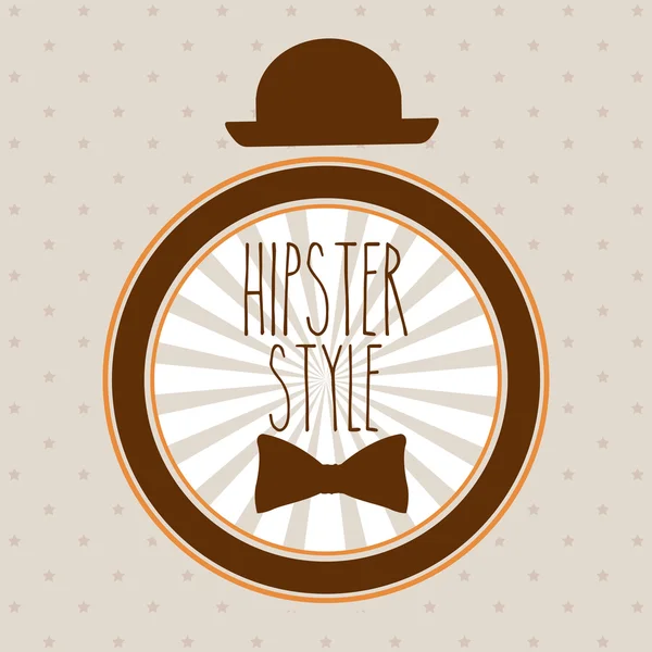 Hipster style design — Stock Vector