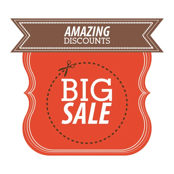 Big Sale concept — Stock Vector