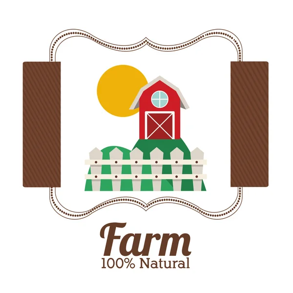 Farm concept — Stock Vector