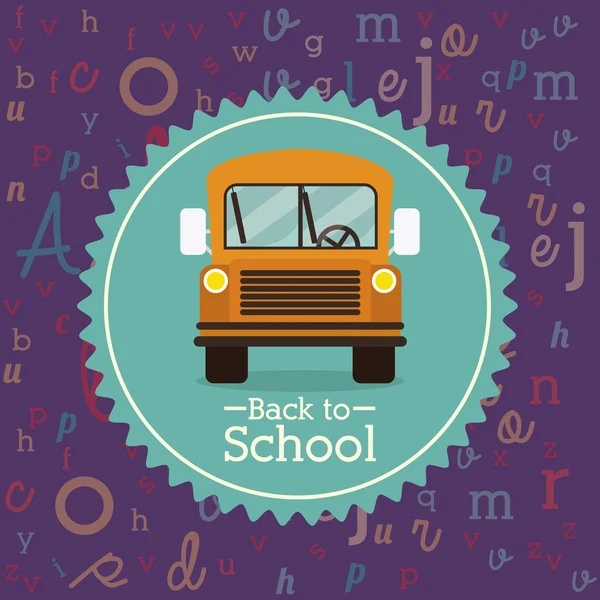 Back to school icons design — Stock Vector