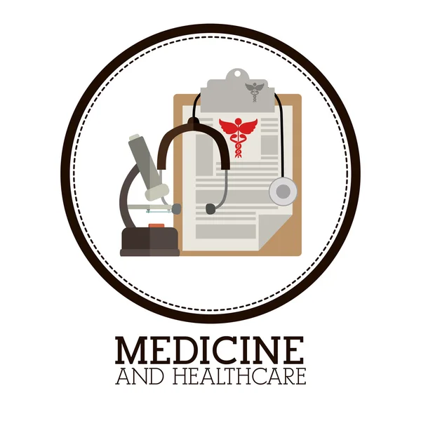 Медицина дизайн — стоковый вектор