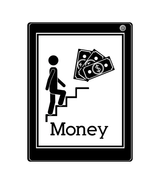 Geldgestaltung — Stockvektor