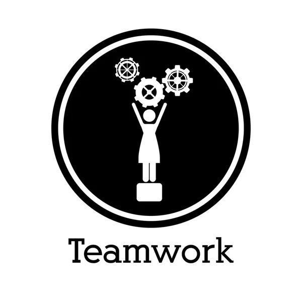 Teamwork design — Stock Vector