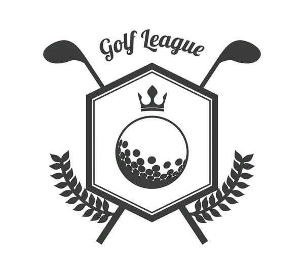 Diseño de golf — Archivo Imágenes Vectoriales