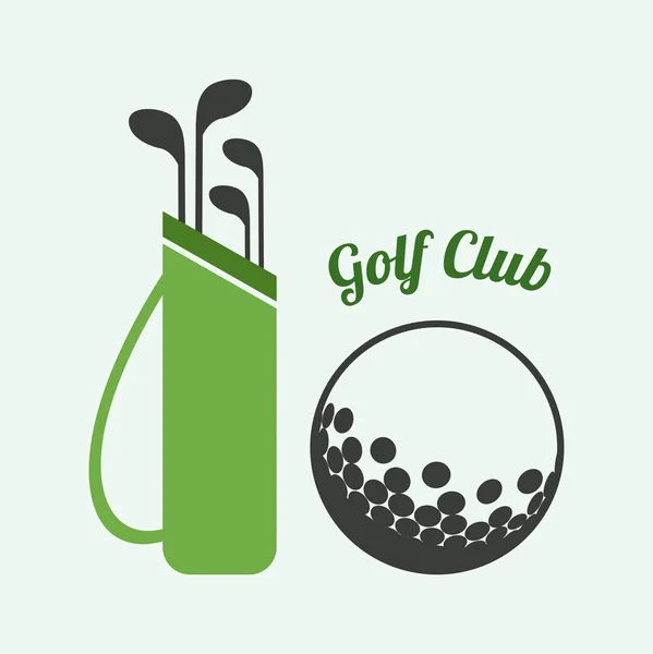 Conception de golf — Image vectorielle